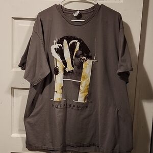 Hufflepuff Gray Graphic T-Shirt